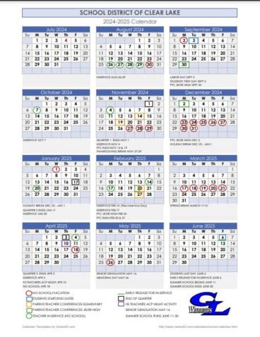 2024-25 District Calendar